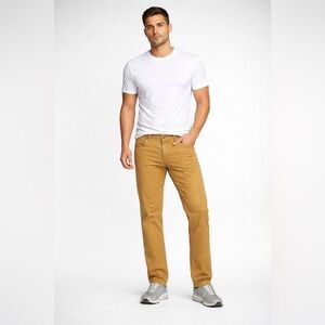 Levi’s 505 Men’s Straight Leg Khaki Tan Jeans 38x32‎ Casual Classic